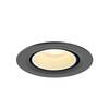BIG WHITE (SLV) NUMINOS GIMBLE XS Stropní vestavné svítidlo, 3000 K, 55°, IP20, kulaté, černé / bílé 1010051