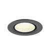 BIG WHITE (SLV) NUMINOS GIMBLE XS Stropní vestavné svítidlo, 4000 K, 20°, IP20, kulaté, černá / bílá 1010063