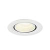 BIG WHITE (SLV) NUMINOS GIMBLE XS Stropní vestavné svítidlo, 4000 K, 40°, IP20, kulaté, bílé 1010075