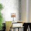 LEUCHTEN DIREKT is JUST LIGHT stolní lampa z černého kovu a dřeva v rustikálním vintage stylu