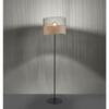 LEUCHTEN DIREKT is JUST LIGHT Stojací svítidlo z kovu a dřeva v rustikálním vintage designu