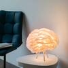 LEUCHTEN DIREKT is JUST LIGHT LED stolní lampa, bílá, tkanina, stmívatelná, dálkový ovladač, s aplikací MEDION RGB+2700-5000K