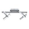 LEUCHTEN DIREKT is JUST LIGHT LED stropní svítidlo, 4-ramenné, ocel, nastavitelné 3000K LD 11277-55