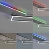 LEUCHTEN DIREKT is JUST LIGHT LED stropní svítidlo hranaté hliník CCT stmívatelné Rainbow RGB 2700-5000K LD 11326-95