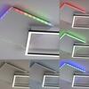 LEUCHTEN DIREKT is JUST LIGHT LED stropní svítidlo hranaté hliník CCT stmívatelné Rainbow RGB 2700-5000K LD 11327-95