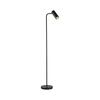 JUST LIGHT Kolekce Schöner Wohnen LED stojací svítidlo RIK, černé, otočné a nastavitelné, šňůrový vypínač 3000K