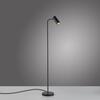 JUST LIGHT Kolekce Schöner Wohnen LED stojací svítidlo RIK, černé, otočné a nastavitelné, šňůrový vypínač 3000K