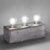 LEUCHTEN DIREKT is JUST LIGHT Stolní lampa v industriálním stylu v železném provedení 3-ramenné s paticemi E27 LD 11498-77