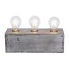 LEUCHTEN DIREKT is JUST LIGHT Stolní lampa v industriálním stylu v železném provedení 3-ramenné s paticemi E27 LD 11498-77