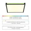 LEUCHTEN DIREKT is JUST LIGHT LED stropní svítidlo, černá, stmívatelné, dálkový ovladač, paměť 2700-5000K