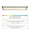 LEUCHTEN DIREKT is JUST LIGHT LED stropní svítidlo, černá, stmívatelné, dálkový ovladač, paměť 2700-5000K