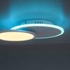 LEUCHTEN DIREKT LED stropní svítidlo, bílé, stmívatelné, dálkový ovladač, paměť, kruhové 2700-5000K