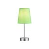 LEUCHTEN DIREKT is JUST LIGHT Stolní lampa, zelená, 1x E14, stínidlo, šňůrový vypínač