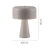 JUST LIGHT Kolekce Schöner Wohnen stolní lampa PENTO, písková barva, 1,5 m dlouhý kabel