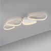 JUST LIGHT Kolekce Schöner Wohnen LED stropní svítidlo PEBBLES, bílé, stmívatelné, podlouhlé, krokově stmívatelné 3000K