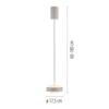 JUST LIGHT Kolekce Schöner Wohnen LED závěsné svítidlo Elmo, písková barva Comfort Lift 3000K