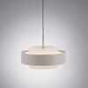 JUST LIGHT Kolekce Schöner Wohnen LED závěsné svítidlo Elmo, písková barva Comfort Lift 3000K