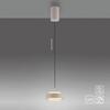 JUST LIGHT Kolekce Schöner Wohnen LED závěsné svítidlo Elmo, písková barva Comfort Lift 3000K