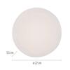 JUST LIGHT LED stropní svítidlo kruhové průměr 22cm bílé teplá bílá 3000K 3000K