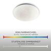 LEUCHTEN DIREKT is JUST LIGHT LED stropní svítidlo, bílé, průměr  39cm, moderní design RGB+3000K LD 14242-16