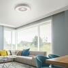 JUST LIGHT LED stropní svítidlo bílé s křišťálovým efektem, dálkové ovládání, Tuya, stmívatelné s aplikací RGB/2700-5000K