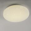 JUST LIGHT LED stropní svítidlo bílé hvězdné nebe kruhové průměr 26cm do ložnice 4000K