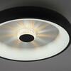 LEUCHTEN DIREKT is JUST LIGHT LED stropní svítidlo černá 50x50 kruhové křišťálový efekt stmívatelné CCT 2700-5000K LD 14384-18