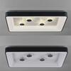 LEUCHTEN DIREKT is JUST LIGHT LED stropní svítidlo černá hranaté křišťálový efekt stmívatelné CCT 2700-5000K LD 14385-18