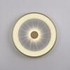 LEUCHTEN DIREKT is JUST LIGHT LED stropní svítidlo matná mosaz 61x61 kruhové křišťálový efekt stmívatelné CCT 2700-5000K LD 14386-60