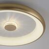 LEUCHTEN DIREKT is JUST LIGHT LED stropní svítidlo matná mosaz 61x61 kruhové křišťálový efekt stmívatelné CCT 2700-5000K LD 14386-60
