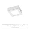 LEUCHTEN DIREKT is JUST LIGHT LED vestavné a přisazené svítidlo, bílé, jednoduchý design 3000K LD 14390-16