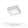 LEUCHTEN DIREKT is JUST LIGHT LED vestavné a přisazené svítidlo, stříbrná 3000K LD 14390-21