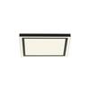 JUST LIGHT LED stropní svítidlo 30x30cm, černá, dálkové ovládání, stmívatelné, CCT ovládané přes aplikaci Tuya 2700-5000K