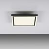 JUST LIGHT LED stropní svítidlo 30x30cm, černá, dálkové ovládání, stmívatelné, CCT ovládané přes aplikaci Tuya 2700-5000K
