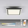 JUST LIGHT LED stropní svítidlo 30x30cm, černá, dálkové ovládání, stmívatelné, CCT ovládané přes aplikaci Tuya 2700-5000K