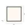JUST LIGHT LED stropní svítidlo 45x45cm, černá, dálkové ovládání, CCT, ovládané přes aplikaci Tuya stmívatelné 2700-5000K