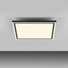 JUST LIGHT LED stropní svítidlo 45x45cm, černá, dálkové ovládání, CCT, ovládané přes aplikaci Tuya stmívatelné 2700-5000K