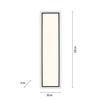 JUST LIGHT LED panel svítidlo, stropní svítidlo, stmívatelné, dálkové ovládání, CCT, ovládané přes aplikaci Tuya 2700-5000K