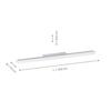 LEUCHTEN DIRECT LED stropní svítidlo, panel, jednoduché, 100x10 cm 4000K LD 14472-16