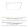 LEUCHTEN DIREKT is JUST LIGHT LED panel, stropní svítidlo ploché slim, úspora místa 2700-5000K LD 14532-16