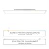 LEUCHTEN DIREKT is JUST LIGHT LED panel, stropní svítidlo, ploché, 120x30cm, bílé 2700-5000K LD 14533-16