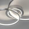 LEUCHTEN DIREKT is JUST LIGHT LED stropní svítidlo hliník otočné světelné kruhy samostatně vypínatelné 3000K LD 14540-95