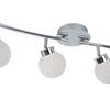 LEUCHTEN DIREKT is JUST LIGHT LED stropní svítidlo 4-ramenné, chrom, bodové lineární svítidlo RGB+3000K LD 14551-17