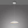 JUST LIGHT Kolekce Schöner Wohnen LED závěsné svítidlo LENTE, bílá, jednoramenné, stmívatelné, paměťová funkce, krokově stmívatelné 3000K