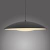 JUST LIGHT Kolekce Schöner Wohnen LED závěsné svítidlo LENTE, černé, stmívatelné, paměťová funkce, krokově stmívatelné 3000K