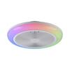 JUST LIGHT LED stropní svítidlo s ventilátorem BRANDA bílé RGB CCT RGB/3000-6500K