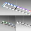 LEUCHTEN DIREKT is JUST LIGHT LED závěsné svítidlo, stříbrná barva, stmívatelné, Rainbow RGB, paměťová funkce RGB+2700-5000K