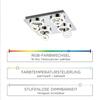 LEUCHTEN DIRECT LED stropní svítidlo, 8-ramenné, Smart Home, RGB+W RGB+3000-5000K MEDION LD 14662-17