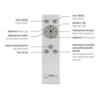 LEUCHTEN DIREKT is JUST LIGHT LED stropní svítidlo stříbrná barva 99x69cm, hranaté, stmívatelné, downlight+sidelight 2700-5000K