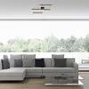 JUST LIGHT LED stropní svítidlo IVEN, černé, 2 čtverce, ploché, teplá bílá moderní 3000K